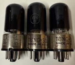 Tung Sol 6v6gt metal base Fender Champ single ended amp